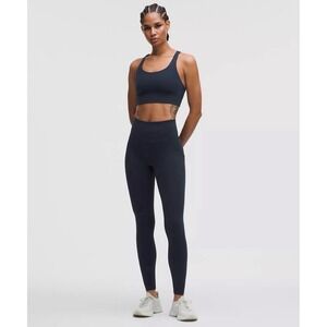 NWT NAVY Lululemon Wunder Train HR Tight 25" Pockets Size 4 MSRP：$128 USD